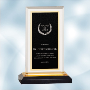 Black/Gold Royal Impress Acrylic